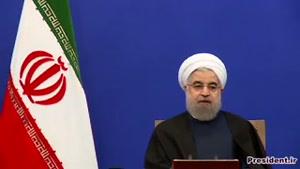 نشست خبری رییس جمهورحجت‌الاسلام والمسلمین حسن روحانی با خبرنگاران داخلی و بین المللی