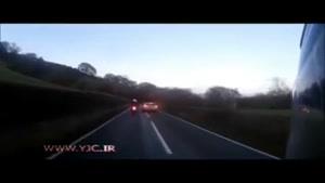 فرار راننده خطا کار پس از تصادف با موتور سیکلت 