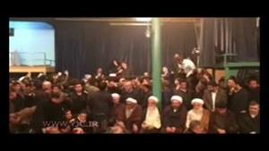 اولین فیلم منتشر شده از پیکر آیت‌الله هاشمی در حسینیه جماران 