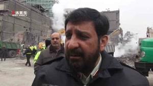 سردار کریمی: 10 شهروند در حادثه پلاسکو مفقود شده‌اند