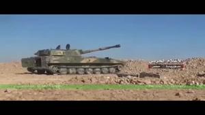 فیلم/درگیری‌های ارتش سوریه و داعش در «حمص»