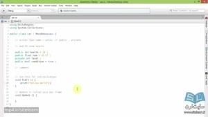 دانلود فیلم اموزش برنامه نویسی سی شارپ در یونیتی (4)