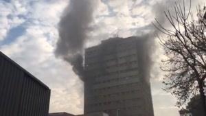 خبر فوری | ساختمان پلاسكو تهران آتش گرفت همین الان