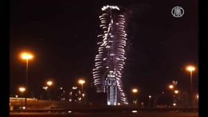 جشن سال نو در دبی- بلندترین آتش‌بازی دنیا