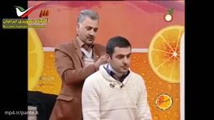 کچل کردن علی ضیاء در برنامه زنده تلوزیونی