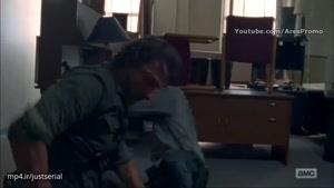 سکانس هیجانی از ریک در قسمت دوم فصل هشتم سریال مردگان متحرک