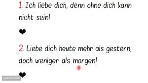 جملات عاشقانه به زبان آلمانی -1