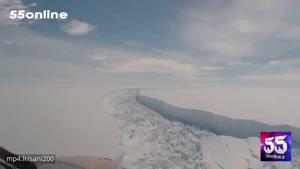 جدا شدن یک یخ‌کوه بسیار بزرگ از قطب جنوب