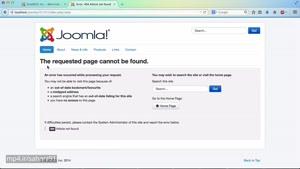 استفاده از Redirect در جوملا Joomla - جلسه 54