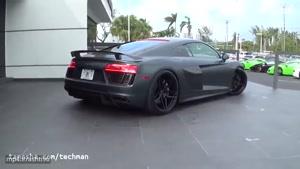 لحظات جذاب همراه با " Audi R8 "