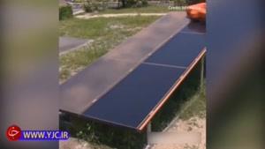رباتی برای تمیز کردن پنل‌های خورشیدی
