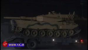 استقرار تانک‌های ترکیه در مرز با سوریه