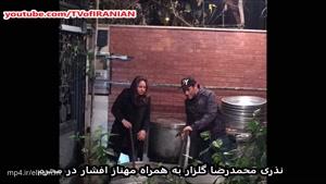 بازیگران و ستاره های ایرانی در مراسم عزای حسینی/ از رضا گلزار تا علی‌ کریمی‌!