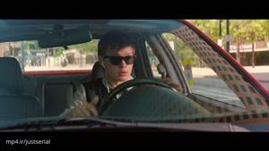 سکانس ابتدایی و رانندگی هیجان انگیز بیبی بعد از دزدی در فیلم BABY DRIVER