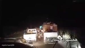 راهزنان در کرمانشاه ۲ هزار پتو و چادر نیروهای امدادی را به سرقت بردند