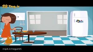 انیمیشنی درباره اهمیت خوردن صبحانه برای دانش آموزان