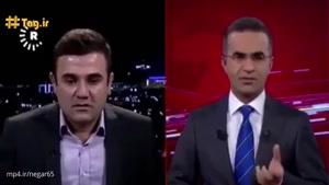 وقوع زلزله حین مصاحبه زنده تلویزیونی در شیونی در شهر سلیمانیه عراق
