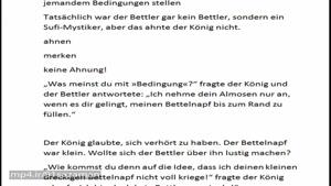 اموزش زبان المانی فارسیLektion 301-B ( der König und der Bettler)