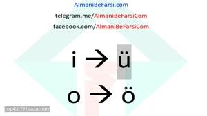 اموزش زبان المانی فارسی - ö ü را سریع و صحیح تولید کنید