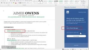قابلیت جدید 'مایکروسافت ورد' برای نوشتن رزومه