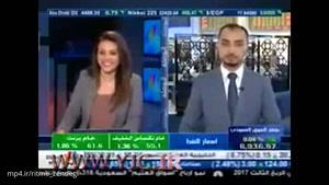 حرکات عجیب مجری عرب زبان در پخش زنده+فیلم