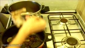 آموزش آشپزی(باقالی پلو با ماهیچه)
