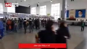تردد آرام زائران اربعین در پایانه مرزی مهران