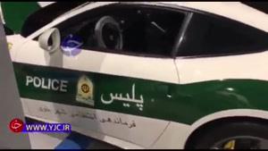فیلمی از یک خودروی فراری پلیس ایران! 