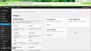 ۲۹- ویجت ها در وردپرس WordPress