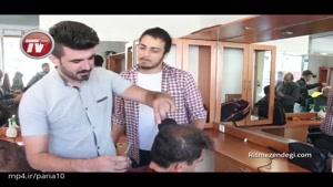 کی جرات داره موهاشو تو این سلمونی بزنه؟!/گزارشی از یک آرایشگاه مجانی در تهران