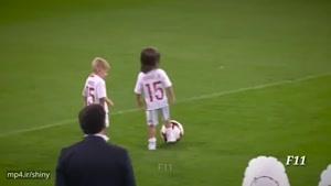 پسرای سرخیو راموس در تمرین تیم ملی اسپانیا به همراه سایر بازیکنان