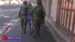 دستگیری نوجوانان فلسطینی توسط نظامیان صهیونیست