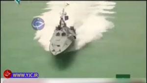 قدرت نمایی قایق‌های تندروی ایرانی در خلیج فارس