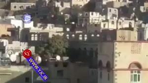 لحظه انفجار منزل علی عبدالله صالح در عفاش صنعا 
