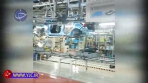 فیلمی از ربات های مختلف در خط تولید کارخانه خودروسازی نیسان