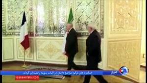 وزیر خارجه فرانسه در تهران: از توافق اتمی حمایت می کنیم، نگران برنامه موشکی ایران هستیم.