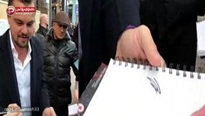 امضاء جالب بازیگر مشهور لئوناردو دی کاپریو سوژه شد