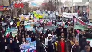 فیلم/ حضور پرشور مردم همدان در راهپیمایی ۲۲ بهمن