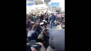 فیلم/تظاهرات مسالمت آمیز طرفداران مقتدا صدر در بغداد