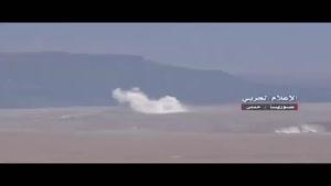 فیلم/حملات ارتش سوریه به مواضع داعش در شرق «حمص»