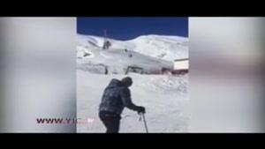 سقوط دختر اسکی‌باز از تله‌سی‌یژ دربندرسر