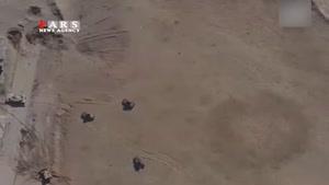 انهدام تانک‌های ارتش عراق توسط پهپاد‌های داعش