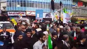 فیلم/ حضور حماسی مردم شیراز در راهپیمایی ۲۲ بهمن