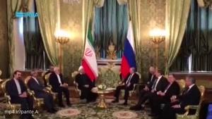 دیدار روحانی و پوتین روساي جمهور ايران و روسيه در كرملين