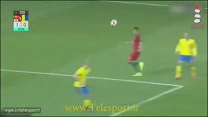 پرتغال 2 - سوئد 3 ؛ شکست در آخرین دقایق با گل به خودی