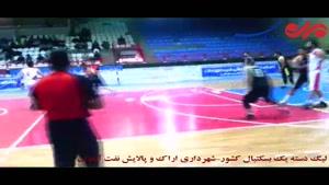 فیلم/ رقابت شهرداری اراک و نفت آبادان در لیگ دسته یک بسکتبال کشور