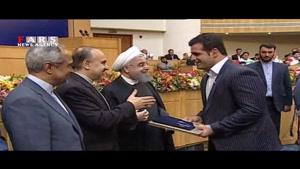  تجلیل روحانی از مدال‌آوران المپیک، پارالمپیک و قهرمانان سال 94