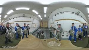 ویدیو 360 درجه - تمرین جاذبه صفر ویژه فضانوردان