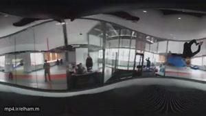 ویدیو 360 درجه _ تجربه بی وزنی در تونل باد