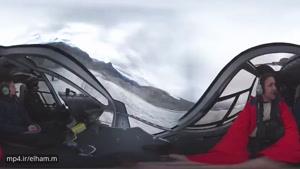 ویدیو 360 درجه _ تجربه ورود به یک غار هیجان انگیز یخی